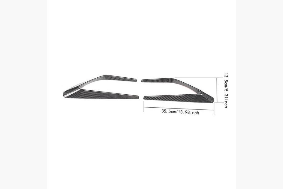 Mercedes C-class W205 2014-2021 Couvre-ailes avant en carbone (pour SD C63 AMG 2015-2019) Photo 6