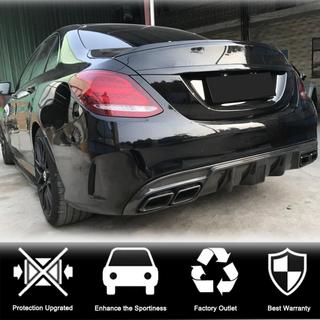 Diffuseur de Pare-chocs Arrière V3 pour SD C43/C63 AMG 2015-2019 Carbone photo 2