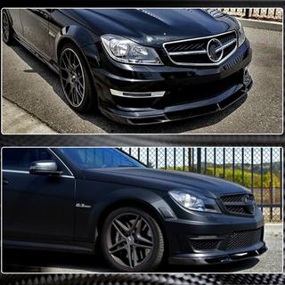 Lame Avant Pare-chocs V1 pour AMG 2012-2014 Carbone photo 3
