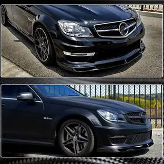 Lame Avant Pare-chocs V1 pour AMG 2012-2014 Carbone photo 3