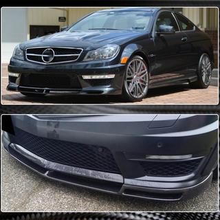 Lame Avant Pare-chocs V1 pour AMG 2012-2014 Carbone photo 4