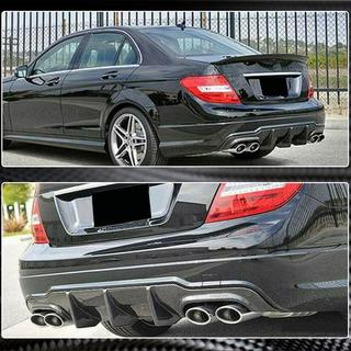 Diffuseur de Pare-chocs Arrière V3 pour AMG SD/Coupe 2012-2014 Carbone photo 4