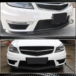 Extension de pare-chocs avant Lip V2 (pour AMG 2012-2014, Carbone Sec) photo 4