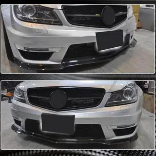 Extension de Pare-chocs Avant Lip V3 (pour AMG 2012-2014, Carbone) photo 3
