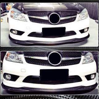 Lame avant pare-chocs (pour AMG-Line 2008-2011, Carbone) photo 3