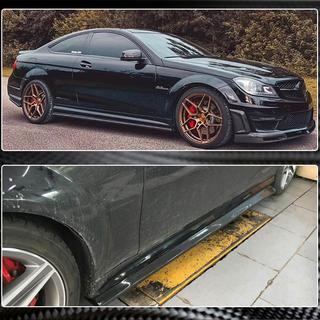 Bas de Caisse (pour AMG SD, Carbone) Mercedes C-class W204 2007-2015 photo 3