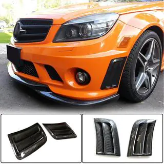 Couvre Pare-Chocs Avant Carbone pour C63 AMG Sedan 2008-2011 photo 1