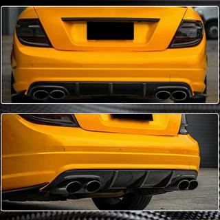 Diffuseur de Pare-chocs Arrière V3 pour AMG SD 2008-2011 Carbone photo 3
