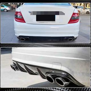 Diffuseur de Pare-chocs Arrière V3 pour AMG SD 2008-2011 Carbone photo 4
