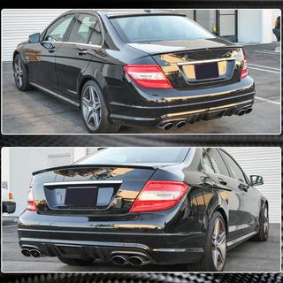 Diffuseur de Pare-chocs Arrière V4 (pour AMG SD 2008-2011, Carbone) photo 4