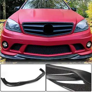 Lame avant pare-chocs V3 (pour AMG 2008-2011, Carbone) photo 1
