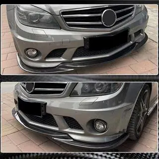 Lame avant pare-chocs V3 (pour AMG 2008-2011, Carbone) photo 3
