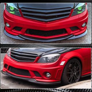 Lame avant pare-chocs V3 (pour AMG 2008-2011, Carbone) photo 4