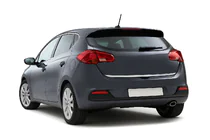 Kia Ceed 2012-2018 Baguette de coffre inox photo 1