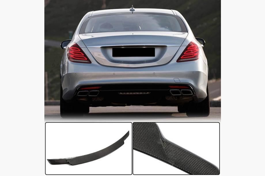 Mercedes S-сlass W222 2013-2022 Aileron V2 (Carbone) Image