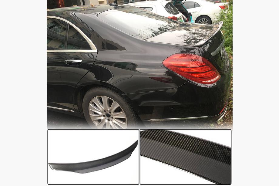 Mercedes S-class W222 2013-2022 Spoiler V5 (Carbone) Image