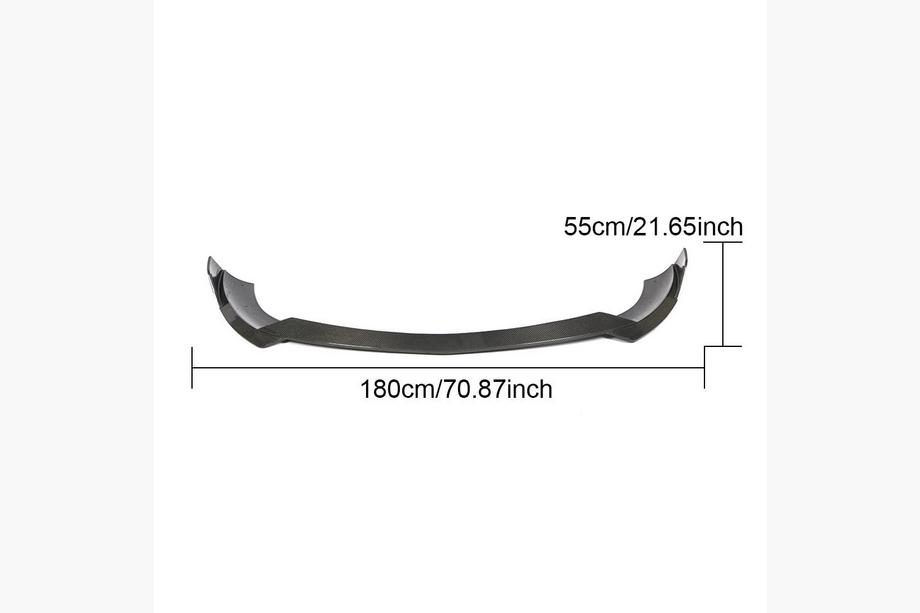 Mercedes S-class W222 2013-2022 Lame avant pare-chocs (pour AMG-Line 2014-2017, Carbone) Photo 6