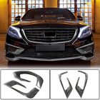 Mercedes S-class W222 2013-2022 Extensions de pare-chocs avant V1 pour S63 AMG 2014-2017 Carbone photo 1