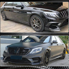 Mercedes S-class W222 2013-2022 Extensions de pare-chocs avant V1 pour S63 AMG 2014-2017 Carbone photo 4