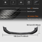Mercedes S-class W222 2013-2022 Lame avant de pare-chocs (pour S63/S65 AMG 2018-2022, Carbone) photo 6