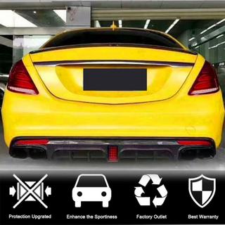 Diffuseur arrière avec sorties d'échappement (pour S63 AMG 2014-2017, Carbone) photo 3