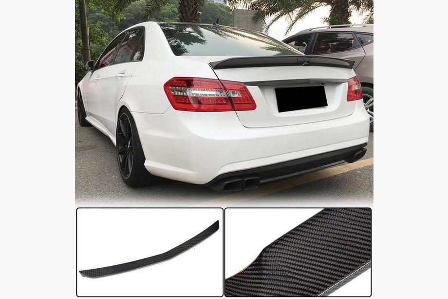 Mercedes E-class W212 2009-2016 Spoiler V1 (Carbone) Photo 1