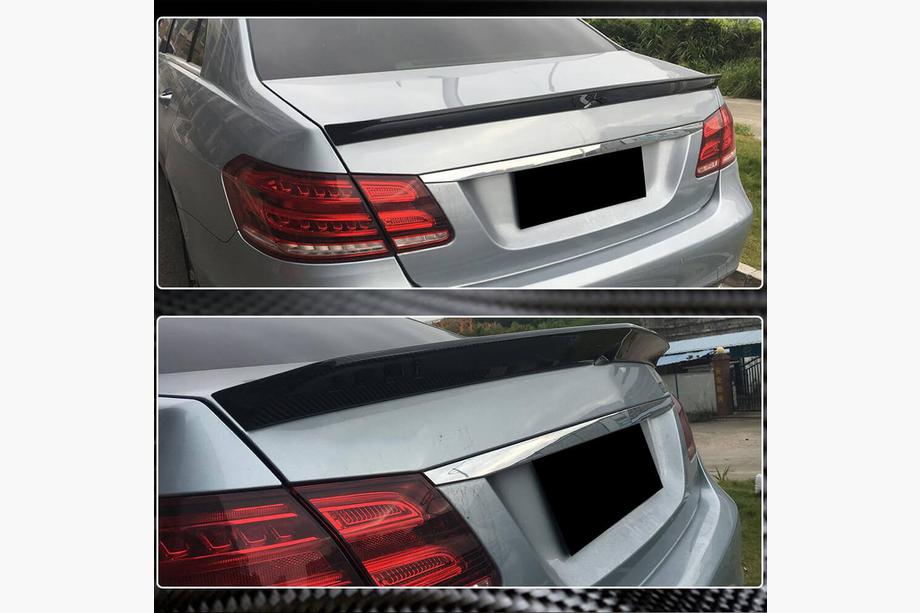 Mercedes E-class W212 2009-2016 Spoiler V1 (Carbone) Photo 3