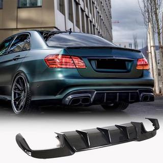 Diffuseur de Pare-chocs Arrière V1 pour E63 AMG 2013-2016 Carbone photo 2