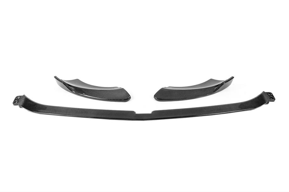 Mercedes E-class W213 2016-2023 Lame avant de pare-chocs (pour AMG-Line 2020-2023, Carbone) Photo 19