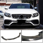 Mercedes E-class W213 2016-2023 Lame avant Lip V1 pour E63 AMG 2016-2019 Carbone photo 1