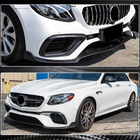 Mercedes E-class W213 2016-2023 Lame avant Lip V1 pour E63 AMG 2016-2019 Carbone photo 4