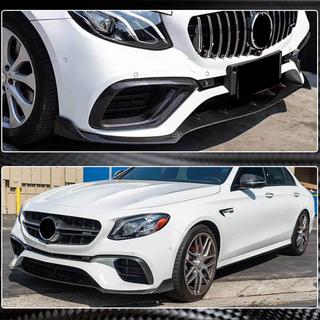 Lame avant Lip V1 pour E63 AMG 2016-2019 Carbone photo 4