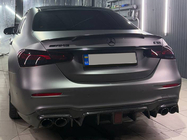 Mercedes E-class W213 2016-2023 Diffuseur de pare-chocs arrière pour E63 AMG 2020-2023, Carbone photo 8