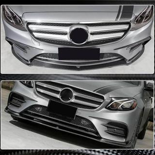 Lame Avant V1 pour AMG-Line / E43 AMG 2016-2019, Carbone photo 4