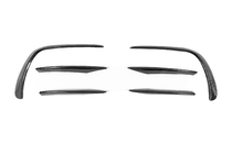 Mercedes E-class W213 2016-2023 Extensions de pare-chocs avant (pour AMG-Line 2020+, Carbone Sec) photo 17