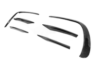 Mercedes E-class W213 2016-2023 Extensions de pare-chocs avant (pour AMG-Line 2020+, Carbone Sec) photo 18