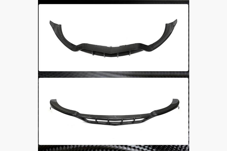 Mercedes E-class W213 2016-2023 Lame avant V2 pour E63 AMG 2016-2019 Carbone Photo 3
