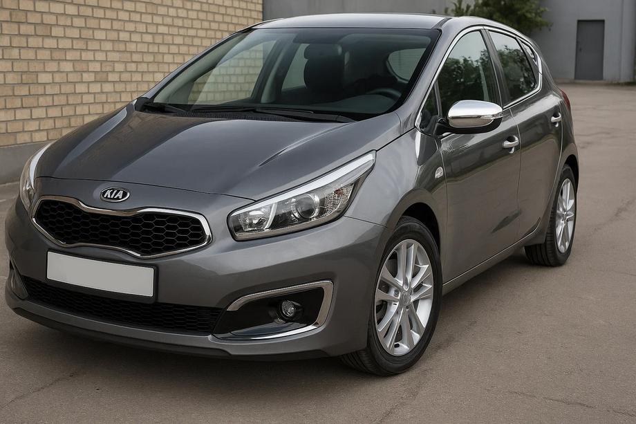 Kia Ceed 2012-2018 Couvre-Rétroviseurs (2 pcs, Acier Inoxydable) Image