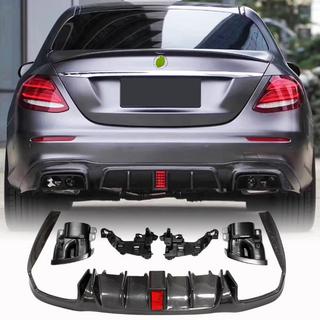 Diffuseur arrière avec sorties V2 (pour AMG/AMG-Line 2016-2019, Carbone) photo 1