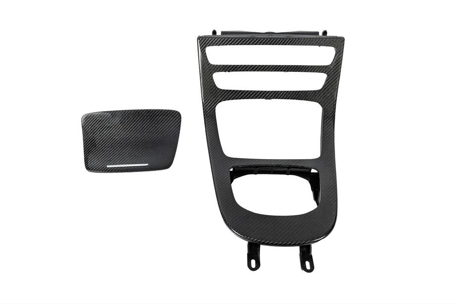 Mercedes E-class W213 2016-2023 Habillages de tableau de bord (Carbone) Photo 7