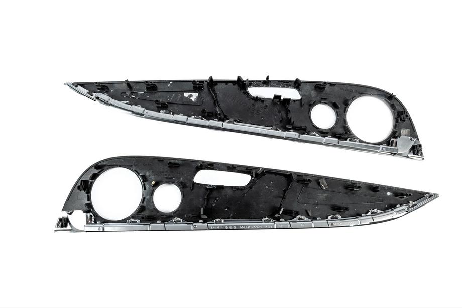 Mercedes E-class W213 2016-2023 Habillages de tableau de bord (Carbone) Photo 12