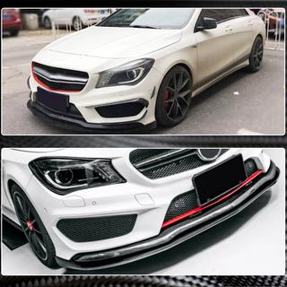 Lame de Pare-chocs Avant Lip (pour CLA45 AMG SD 2013-2015, Carbone) photo 3