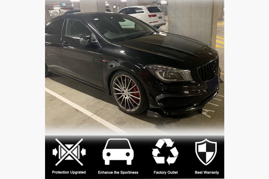 Mercedes CLA C117 2013-2019 Couvre Pare-chocs Avant Carbone (pour Base SD 2013-2016) Photo 2