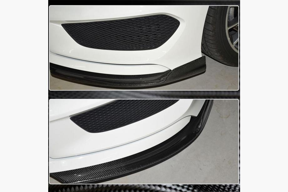 Mercedes CLA C117 2013-2019 Couvre Pare-chocs Avant Carbone (pour Base SD 2013-2016) Photo 3