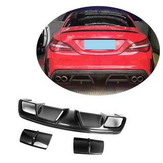 Diffuseur de Pare-Chocs Arrière V1 (pour AMG-Line / CLA45 AMG 2013-2016, Carbone) photo 1