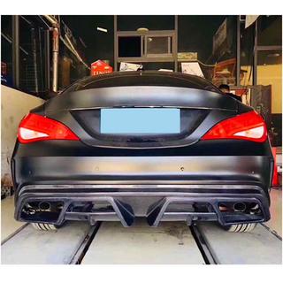 Diffuseur de Pare-Chocs Arrière V1 (pour AMG-Line / CLA45 AMG 2013-2016, Carbone) photo 2