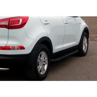 Marchepieds Latéraux Allmond Black (2 pcs, aluminium) Kia Sportage 2010-2015 photo 1