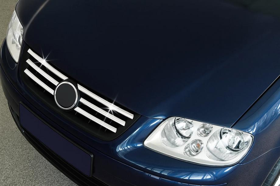 Volkswagen Polo 2001-2009 Couvre-Calandre Chromés (Acier Inoxydable) 2001-2003 Image