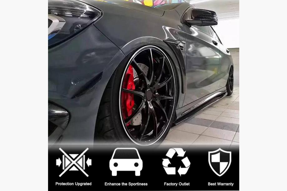 Mercedes A-class W176 2012-2018 Bas de Caisse V1 (Carbone) Photo 3