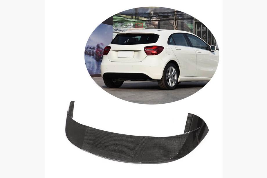 Mercedes A-class W176 2012-2018 Spoiler V5 (pour HB, Carbone) Image
